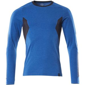 Mascot 18381-959 T-shirt lange mouwen Helder Blauw/Donkermarine maat 2XL