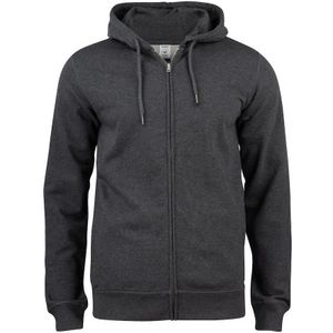 Clique Premium OC Hoody FZ Antraciet Melange maat XL