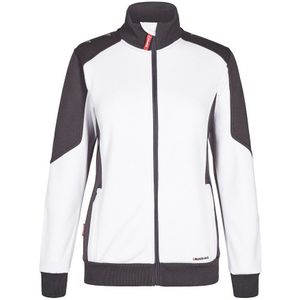 F. Engel 8825 Galaxy Sweat Cardigan Ladies White/Anthracite maat L