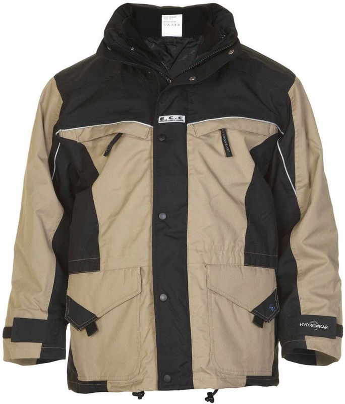 Hydrowear Kleve Parka Khaki/Zwart maat S