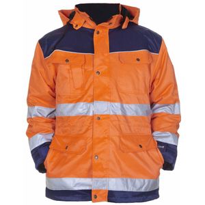 Hydrowear Liverpool Parka Oranje/Marineblauw