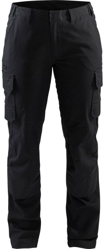Blåkläder 7106-1344 Dames Industrie werkbroek stretch Zwart maat D22