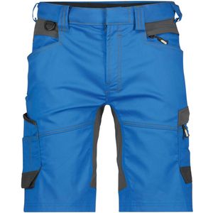 Dassy Axis Werkshort met stretch Azuurblauw/Antracietgrijs maat 48