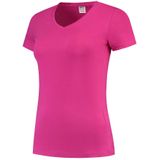 Tricorp 101008 T-Shirt V Hals Slim Fit Dames Fuchsia maat XL