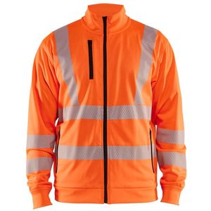 Blåkläder 3563-2538 High Vis Sweatshirt met rits High Vis Oranje maat XXL