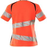 T-shirt - Fluorescerend - Polyester/Katoen - Tweekleurig - Moderne Pasvorm