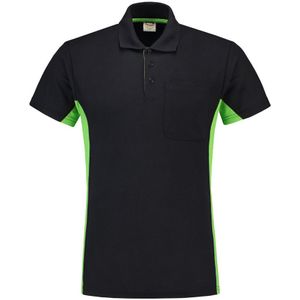 Tricorp 202002 Poloshirt Marineblauw-Lime