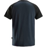 Snickers 2550 Tweekleurig T-shirt Marineblauw/Zwart