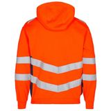 F. Engel 8025 Safety Sweat Cardigan Orange/Blue Ink