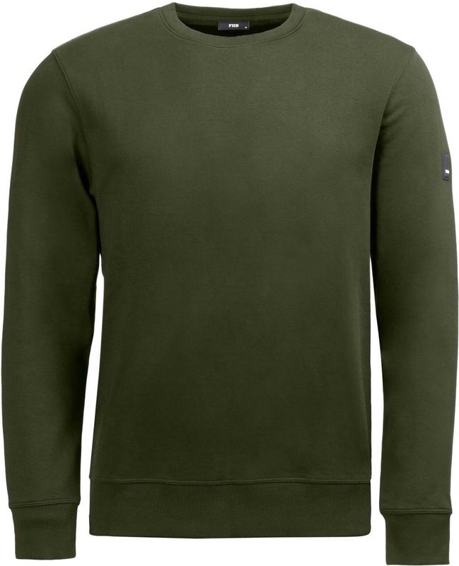 FHB Piet Sweatshirt uniseks Olijf maat XS
