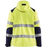Blaklader Softshell jack High Vis 4491-2513 - High Vis Geel/Marineblauw