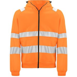 Projob 6132 Signalisatie Hoodie En Iso 20471 Klasse 3/2 Heren Oranje/Zwart maat XL