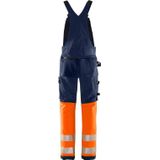 Fristads High vis Green Amerikaanse overall stretch klasse 1 1032 GSTP Hi-Vis Oranje/Marineblauw