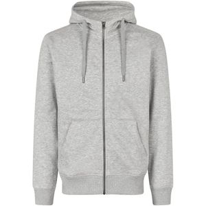 Pro Wear by Id 0638 CORE hoodie met rits Lichtgrijs gemêleerd maat S