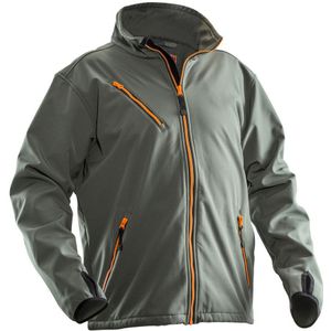 Jobman 1201 Light Softshell Jacket Donkergrijs