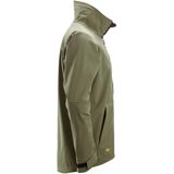 Snickers 1205 Winddichte Soft Shell Jack Khakigroen maat XS