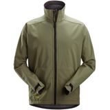 Snickers 1205 Winddichte Soft Shell Jack Khakigroen maat XS
