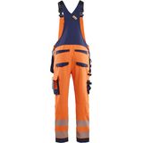 Blåkläder 2626-1648 High Vis Bretelbroek 4-weg stretch High Vis Oranje/Marineblauw