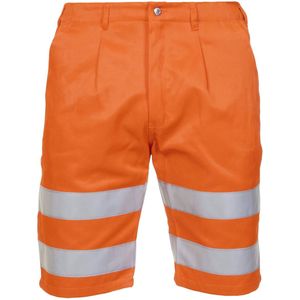 Hydrowear RWS kortebroek Aden Fluor Oranje maat 58