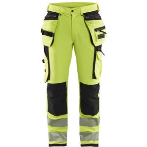 Blåkläder 1997-1642 High Vis werkbroek met 4-weg stretch High Vis Geel/Zwart maat C152