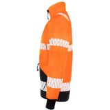 Jobman 1190 Hi-Vis Windblocker Jacket Oranje/Zwart