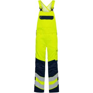 F. Engel 3321-188 Safety+ Bib Overall Yellow/Blue Ink maat 30