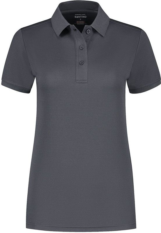 Santino Edinburgh Ladies Poloshirt Graphite maat XS