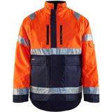 Blåkläder 4827-1977 Winterjas High Vis Oranje/Marineblauw