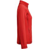 James Harvest Zion Fleece Dames Rood maat XS