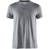 Craft Adv Essence Ss Tee Heren Dark Grey Melange