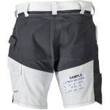 Mascot 25149-230 Shorts Wit/Steengrijs maat C44