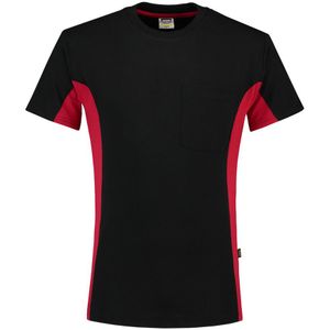 Tricorp 102002 T-Shirt Zwart-Rood