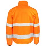 Jobman 1202 Hi-Vis Softshell Jacket Oranje