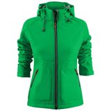 Printer Karting Softshell Dames Frisgroen maat XL