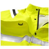 Fristads - 4624 RS Hi-Vis - Regenjack - Geel/Marineblauw - PU Gecoate Polyester Jersey