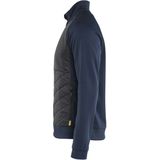 Blåkläder 3418-2526 Hybride sweatshirt Donker marineblauw/Zwart
