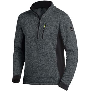 FHB Patrick Tricotfleece Trui Antraciet-Zwart maat XS