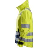 Snickers 1260 ProtecWork Soft shell Jack High-Vis Klasse 3 High-Vis Geel/Marineblauw maat 3XL