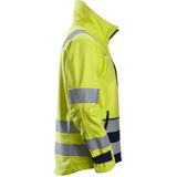 Snickers 1260 ProtecWork Soft shell Jack High-Vis Klasse 3 High-Vis Geel/Marineblauw maat 3XL