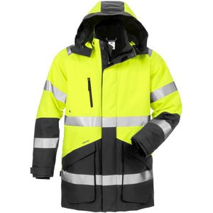 Fristads High vis GORE-TEX winterparka klasse 3 4989 GXB Hi-Vis geel/zwart maat XL