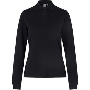 Pro Wear by Id 0545 Long-sleeved polo shirt stretch women Black Size S