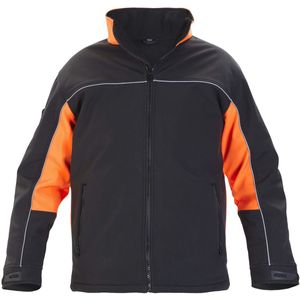 Hydrowear softshell Rio Zwart/Oranje maat 3XL