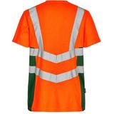F. Engel 9544 Safety T-Shirt SS Orange/Green