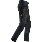 Snickers 6972 FlexiWork Werkbroek met afneembare Holsterzakken Marineblauw/Zwart maat 258