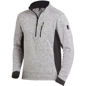 FHB - Patrick - Gebreide Fleece-Trui - Zwart