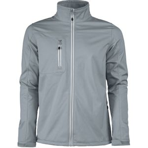 Softshell Jacket - Metaalgrijs - Drielagige Softshell - Heren