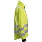 Snickers 2860 ProtecWork Fleece Jack High-Vis Klasse 3 High-Vis Geel maat XS