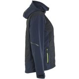 Blåkläder 4733-2513 Dames Hybride Jack Donker marineblauw/High vis geel maat L