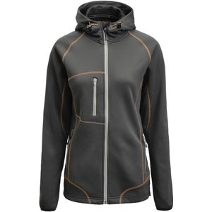 Jobman 5177 Women' Hoodie Donkergrijs/Oranje maat XXL