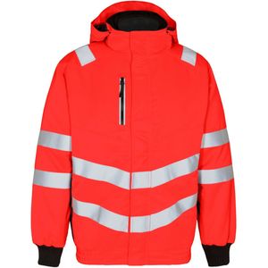 Engel - Safety Pilot Jack 1247-935 - Hi-vis Red / Black - Werkjack - Water- en Winddicht